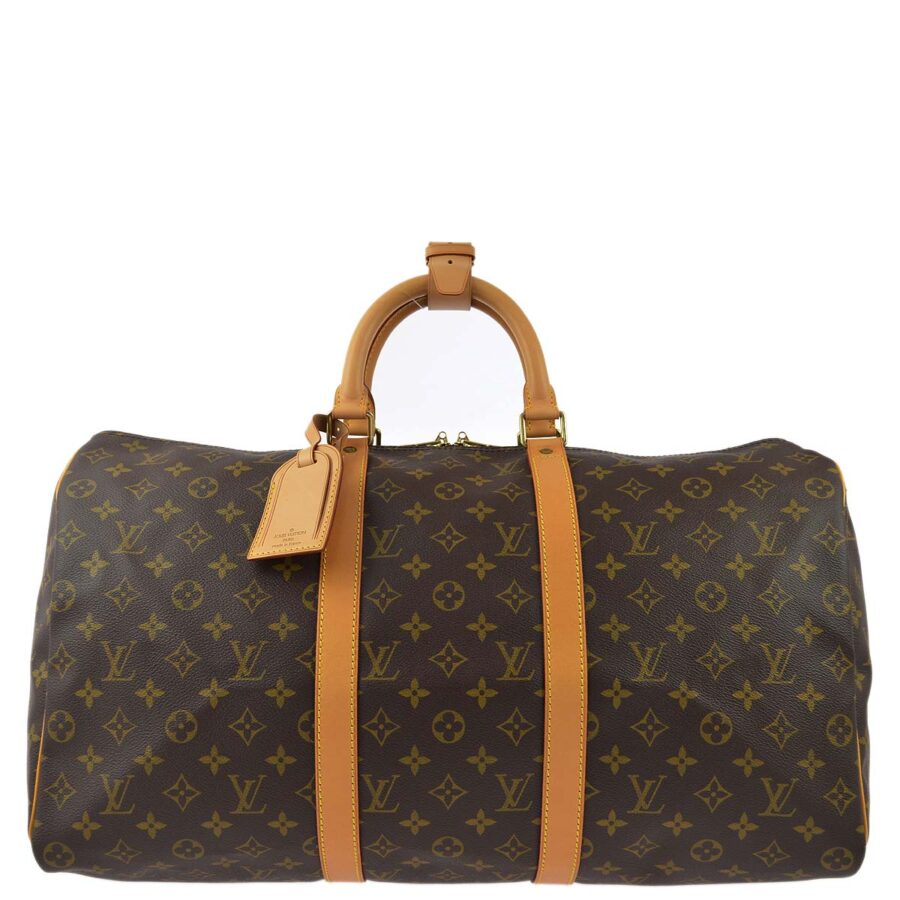 Louis Vuitton Monogram Keepall 50 Duffle Travel Handbag
