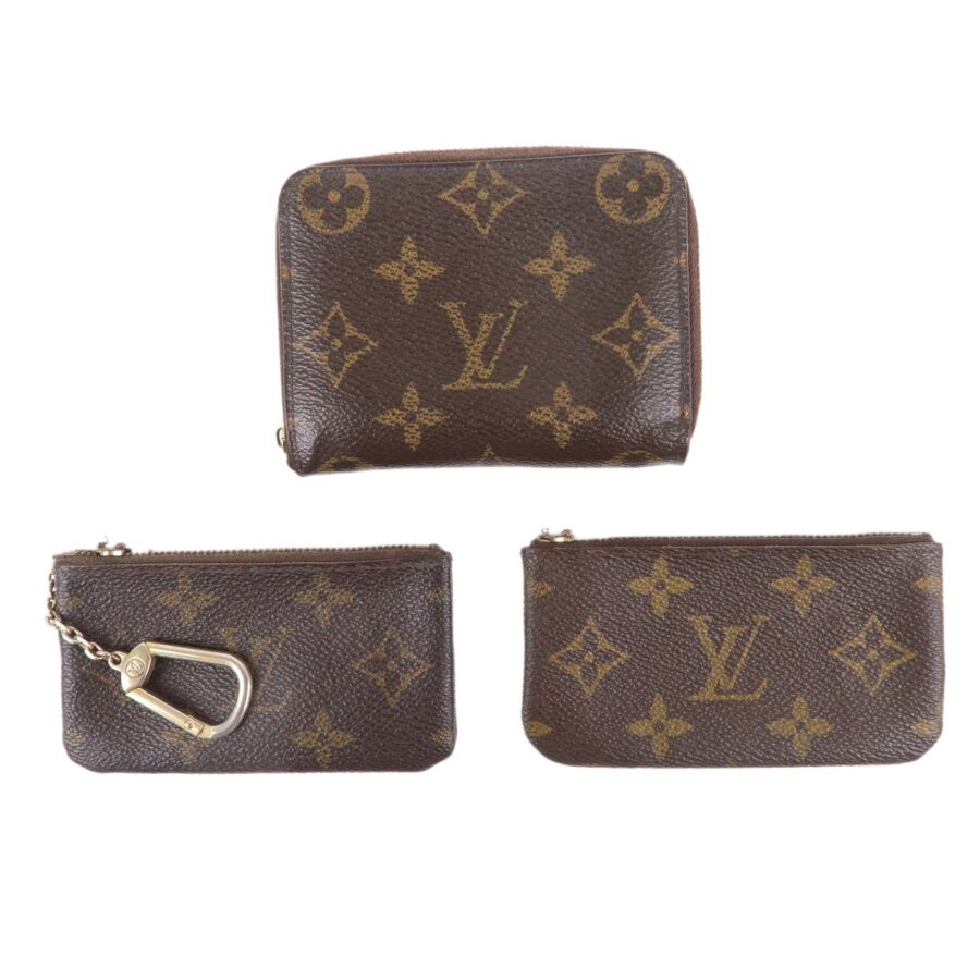 Louis Vuitton Monogram Set of 3 Coin Case | Studio Nafay