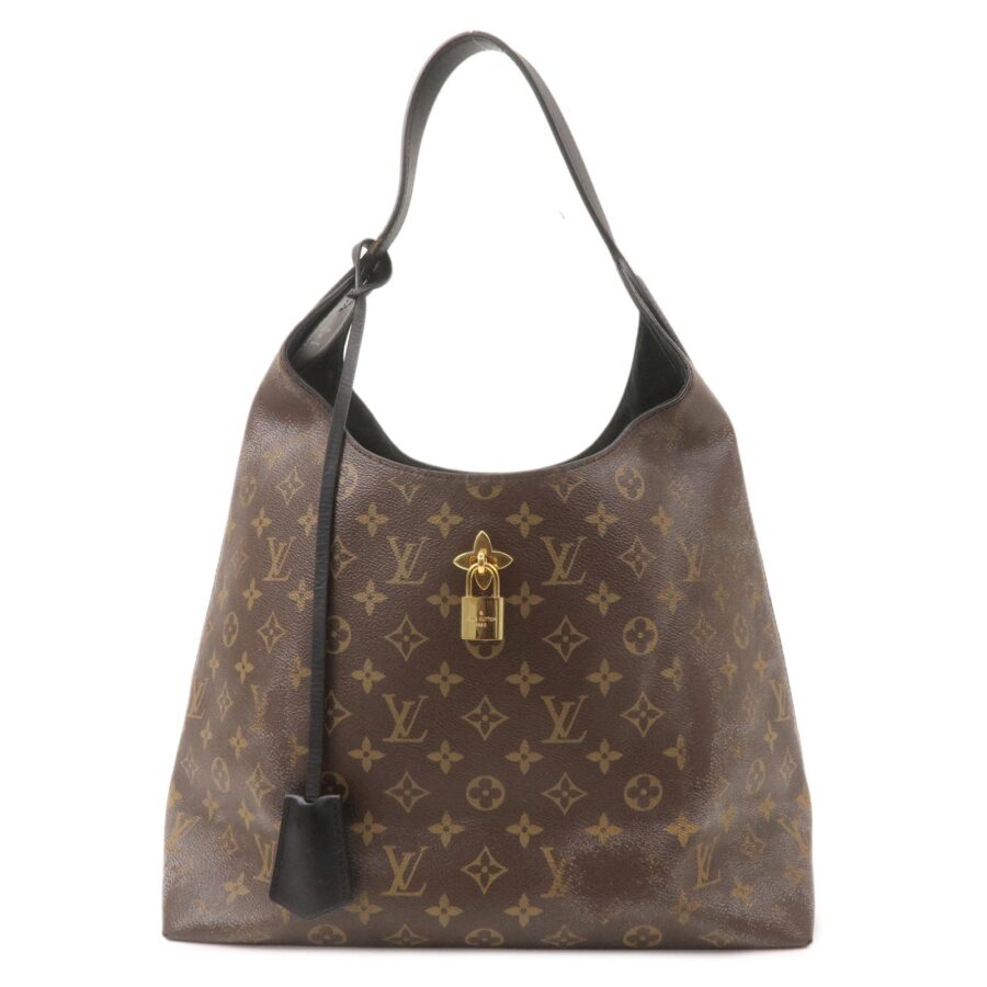 Louis Vuitton Monogram Flower Hobo Shoulder Bag Brown | Studio Nafay