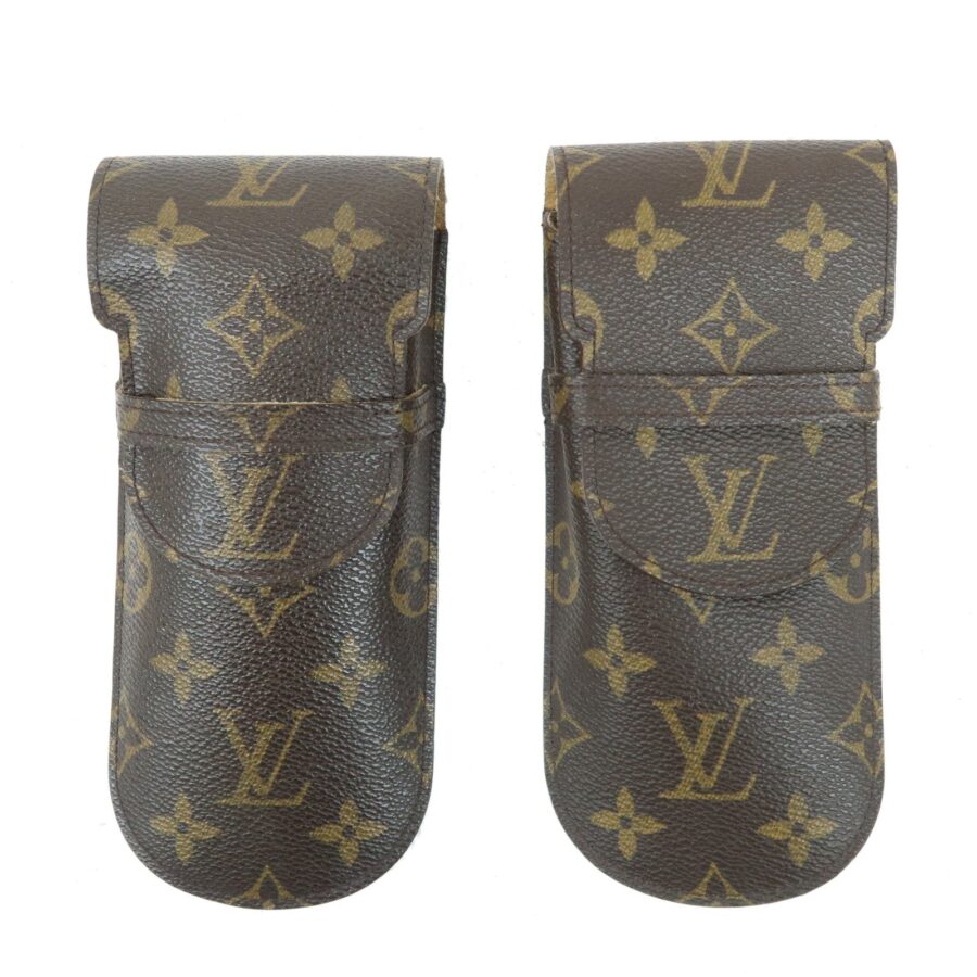 Louis Vuitton Monogram Set of 2 etui a lunettes lavel Glasses Case | Studio Nafay