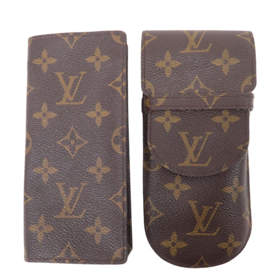 Louis Vuitton Monogram Set of 2 Glasses Case | Studio Nafay