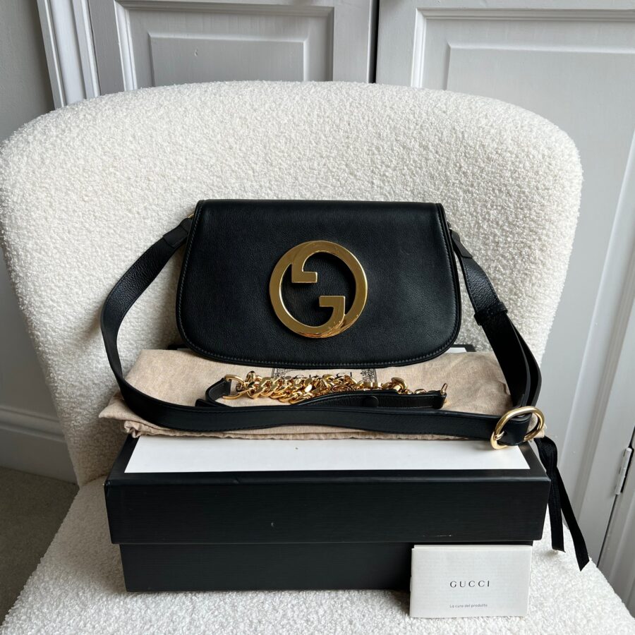 Gucci Black Blondie Shoulder Bag (RRP £2340) | Studio Nafay