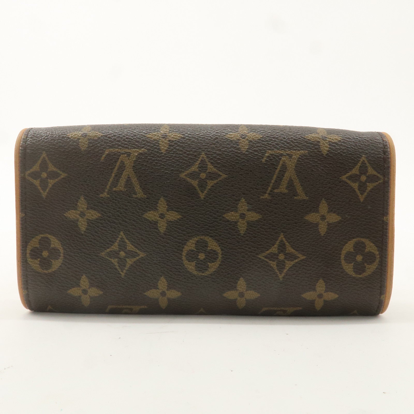 Louis Vuitton Monogram Pochette Twin PM 2Way Bag Brown