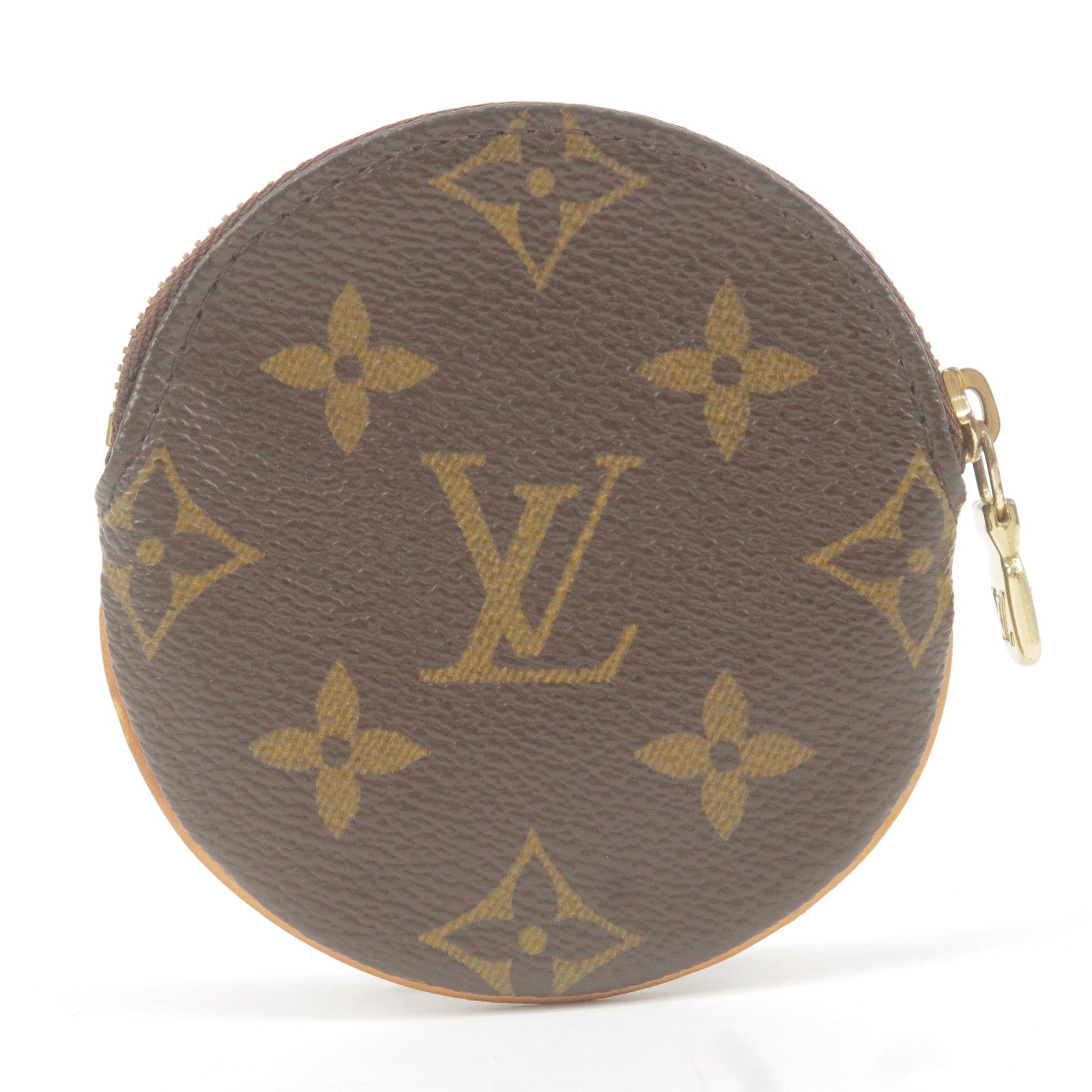 Louis Vuitton Monogram Porte Monnaie Rond Coin Case