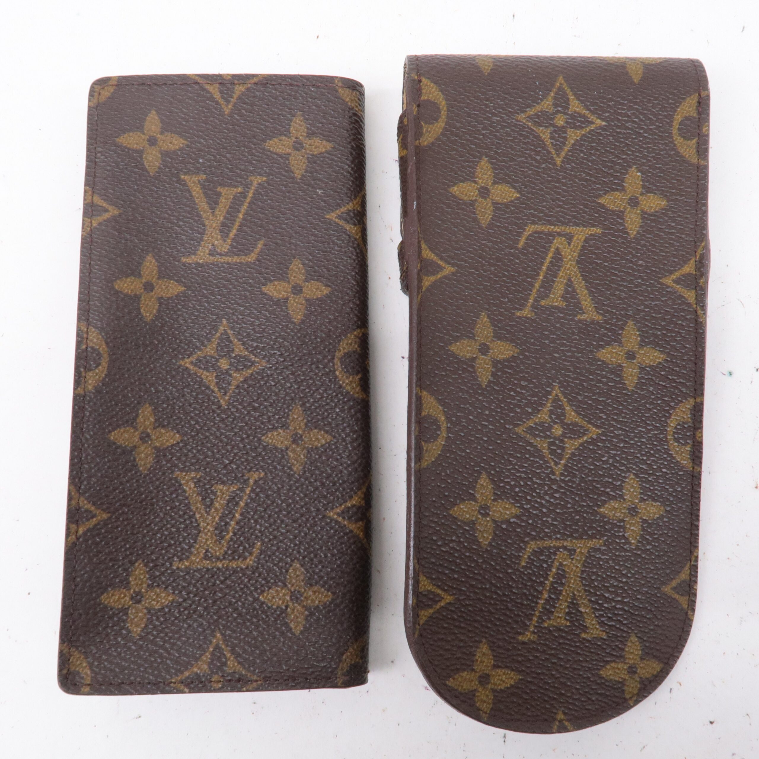 Louis Vuitton Monogram Set of 2 Glasses Case