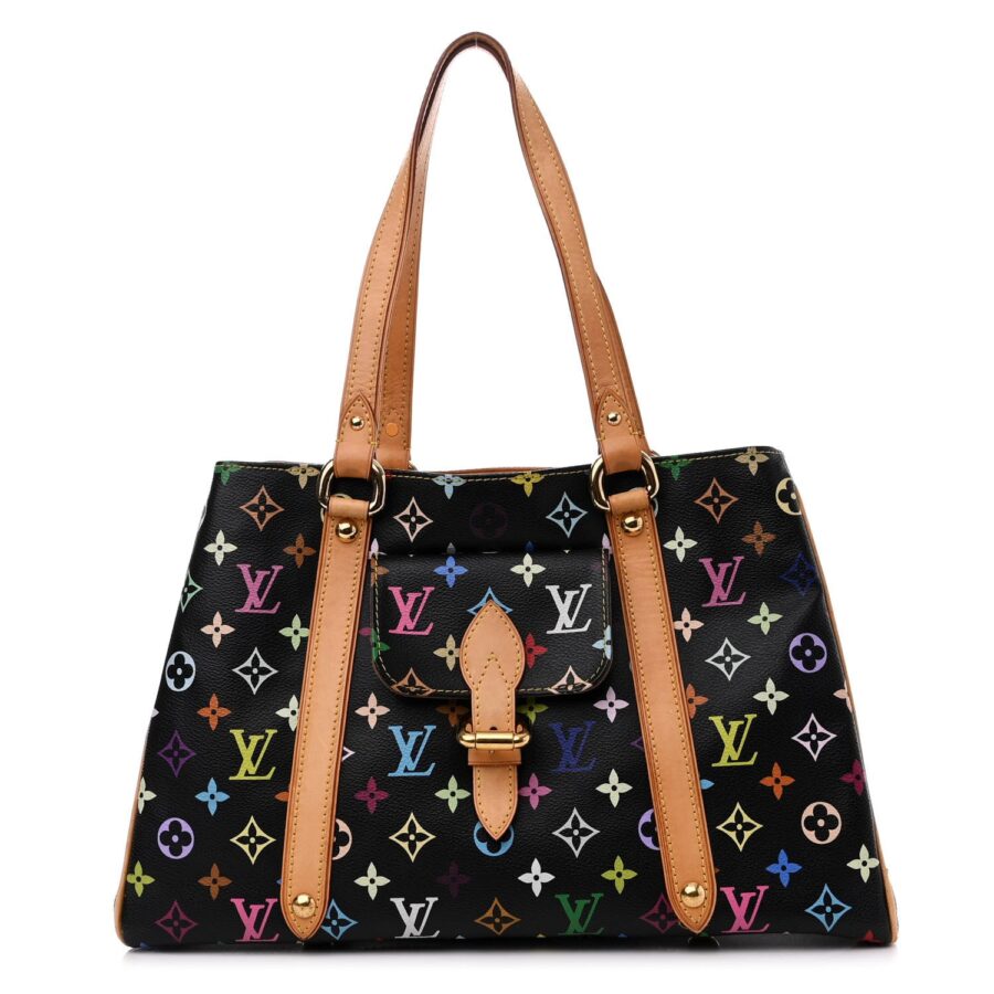 Louis Vuitton Black Monogram Multicolor Aurelia MM