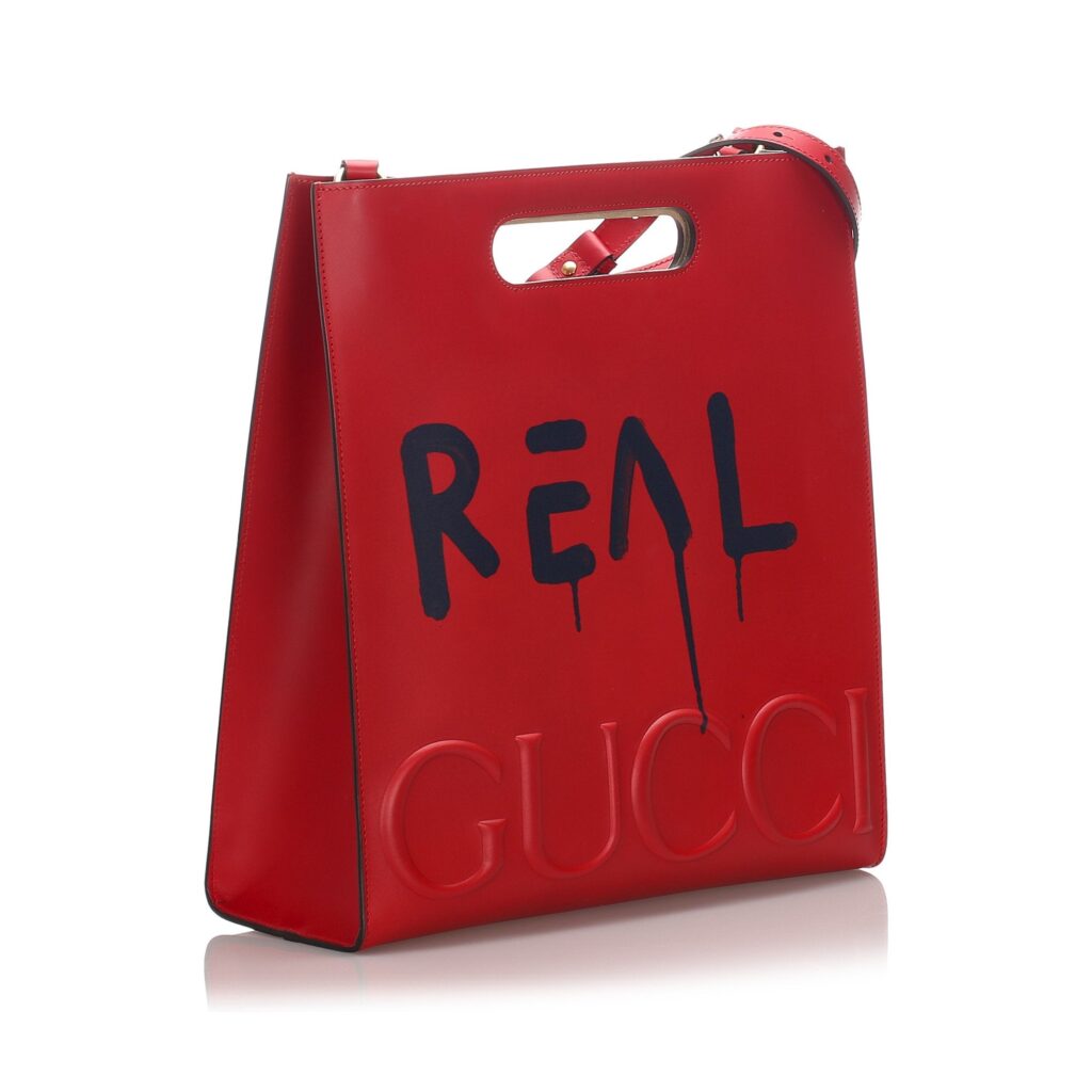 Gucci Red Calf Leather GucciGhost Tote Italy - Product Image 2