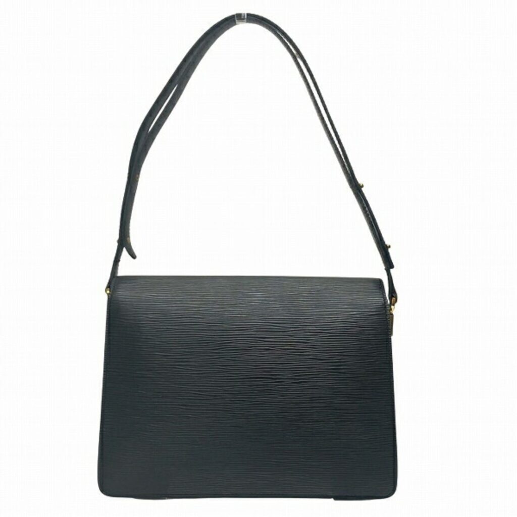 Louis Vuitton Noir Leather Shoulder Bag