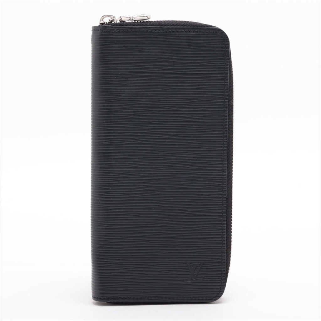 Louis Vuitton Epi Zippy Wallet Vertical Noir Round Zippe Wallet | Studio Nafay