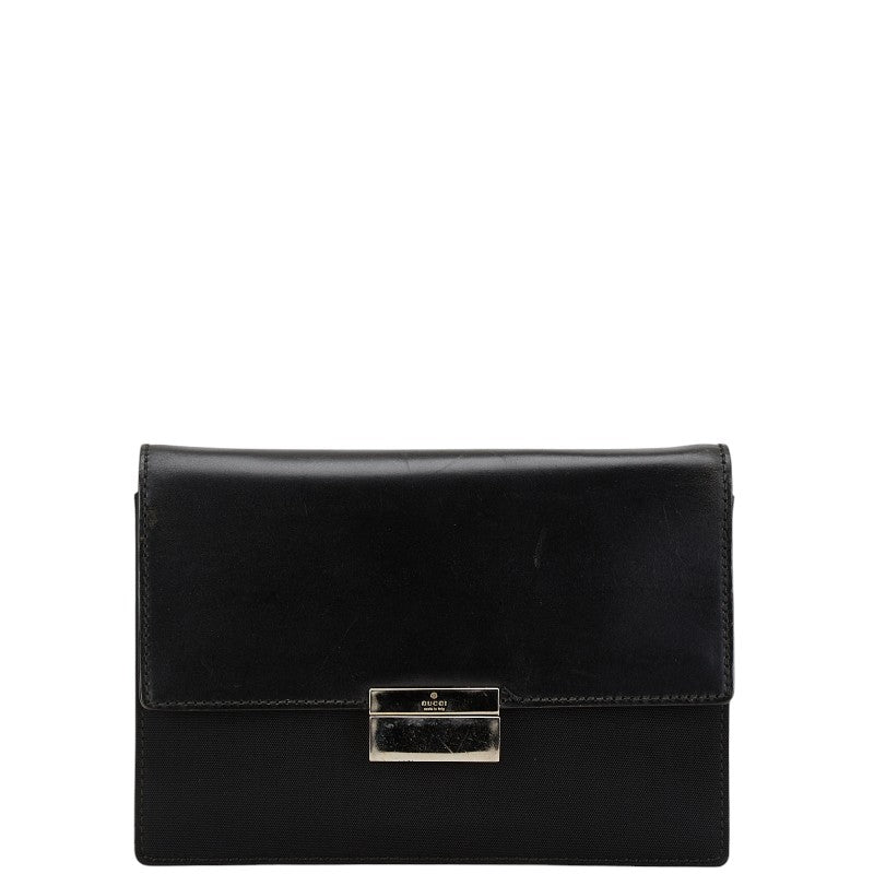 Gucci Canvas Leather Clutch Bag | Studio Nafay