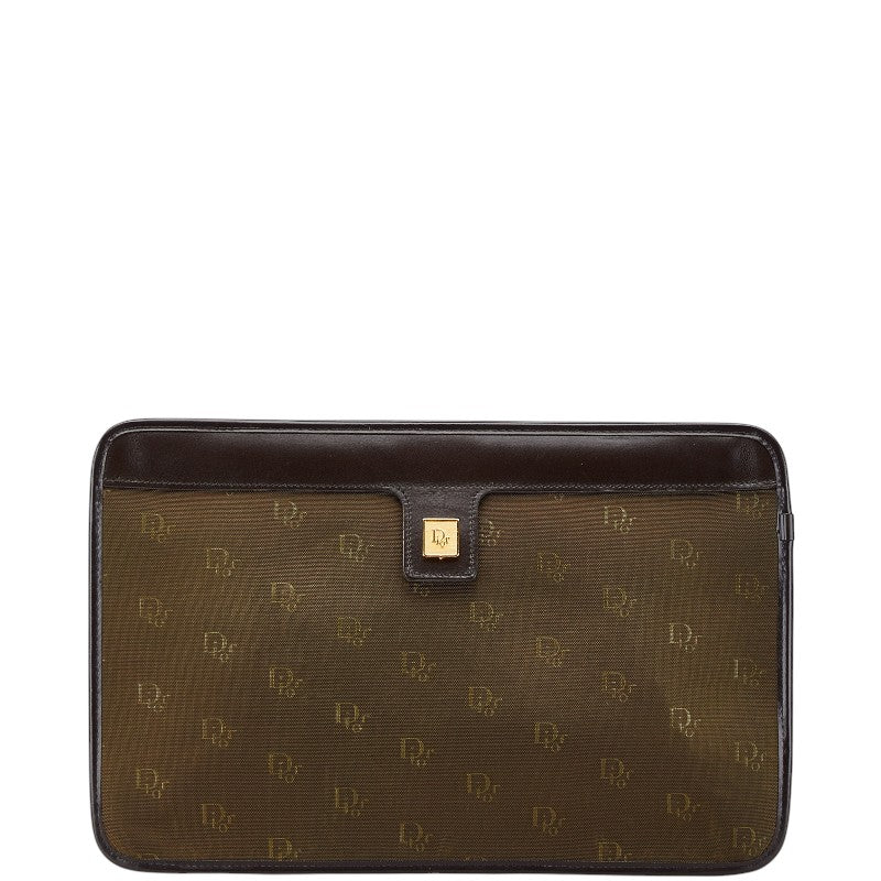 Dior Nylon Leather Clutch Bag | Studio Nafay