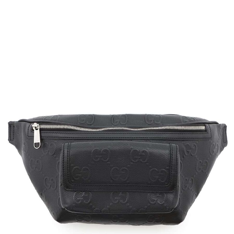 GUCCI GG embossed crossbody bag Black645093 Leather | Studio Nafay