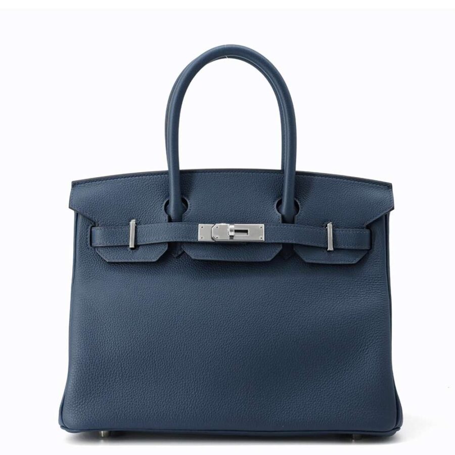 HERMES Birkin Blue de Prusse Togo Leather Size 30 | Studio Nafay