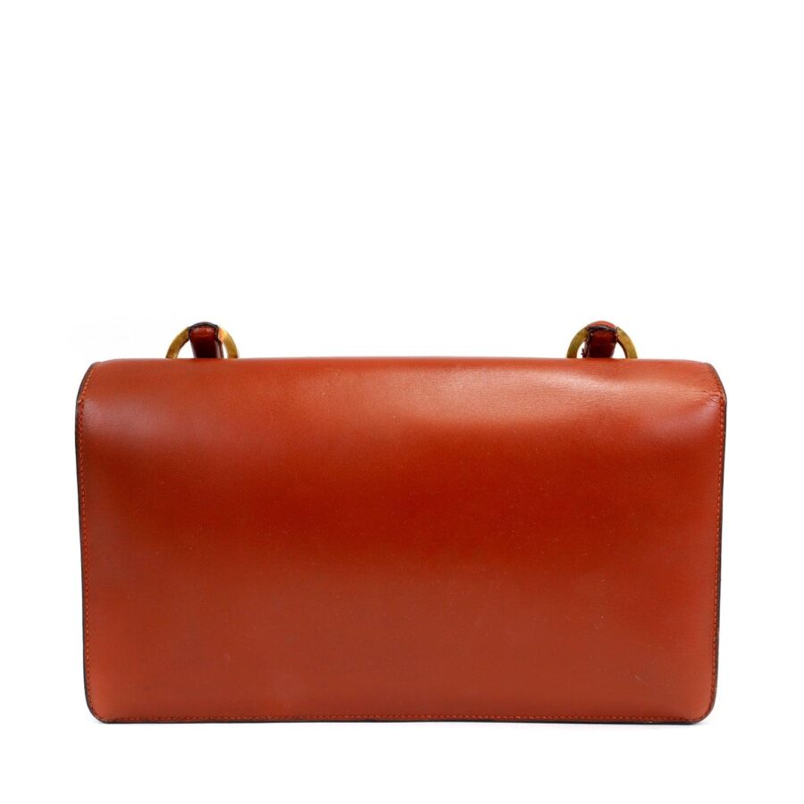 Luxury Hermes Box Calf Rust Lydia Bag w. Gold Hardware | Studio Nafay
