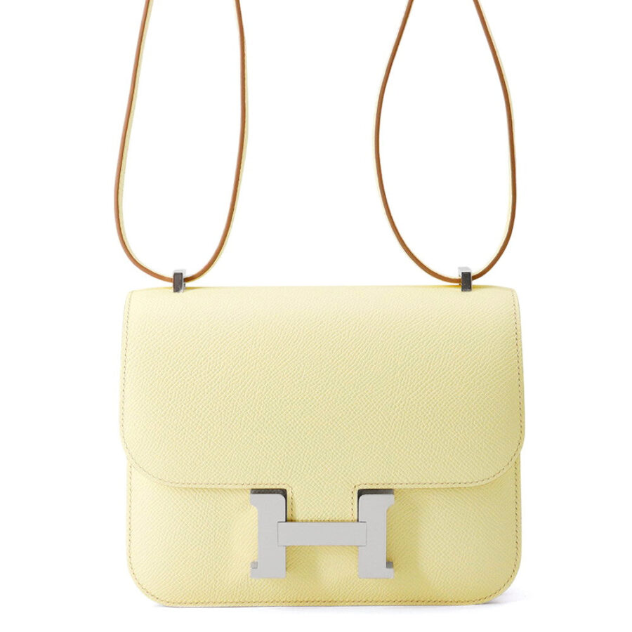HERMES Constance 3 Miroir Jaune Milton Epsom Size Mini | Studio Nafay