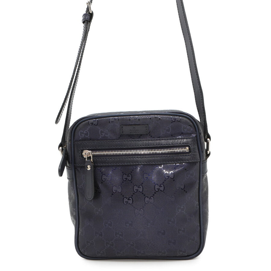 GUCCI GG Imprime Shoulder Blue233268 GG Imprime Leather | Studio Nafay