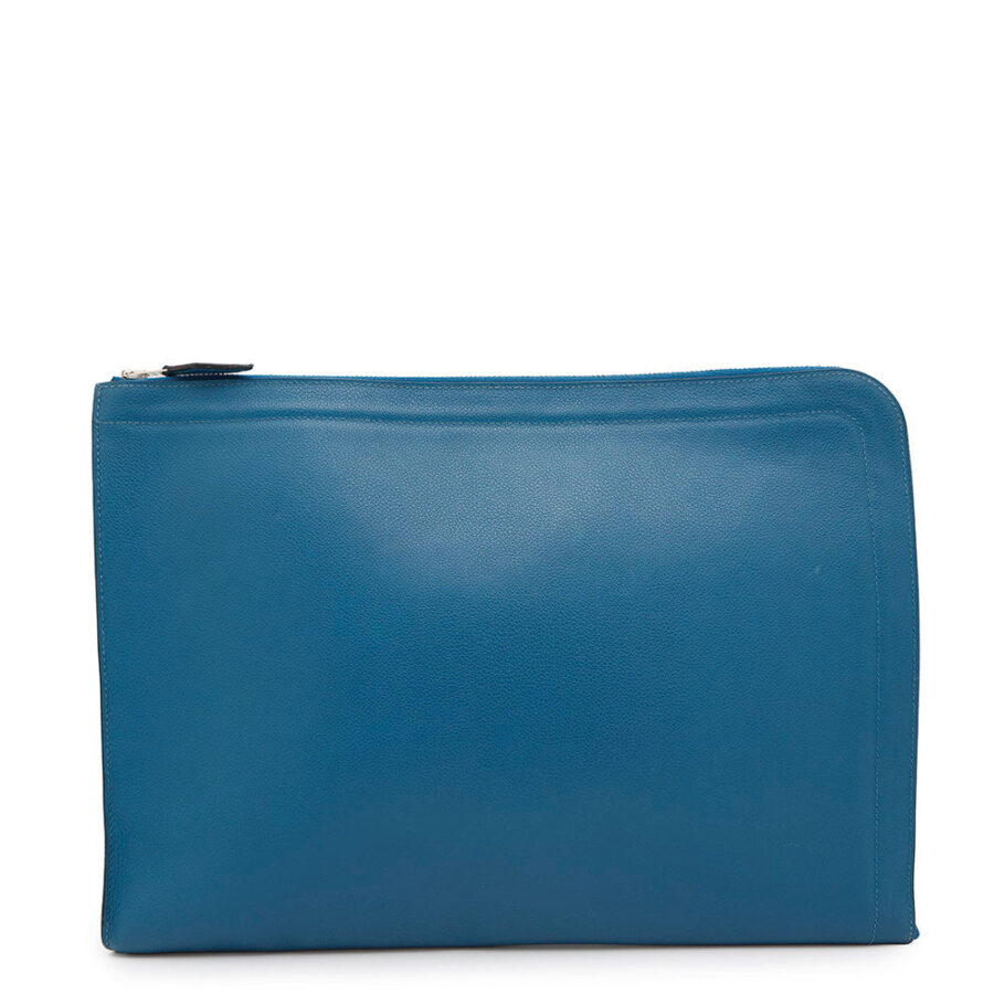 HERMES Zipcon Pewter Blue de Galice Evercolor | Studio Nafay