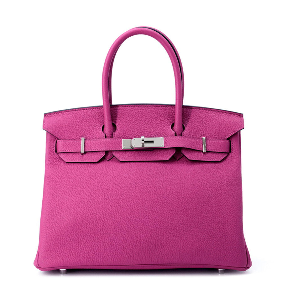 HERMES Birkin Rose Purple Togo Leather Size 30 | Studio Nafay
