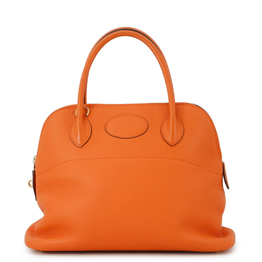 HERMES Bolide Orange Taurillon Clemence Size 31 | Studio Nafay