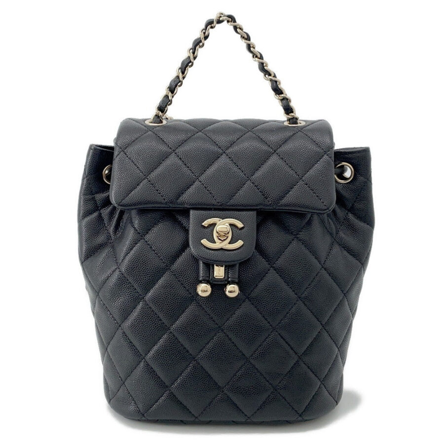 CHANEL Matelasse ChainBackpack BlackAS4058 Caviar Leather | Studio Nafay