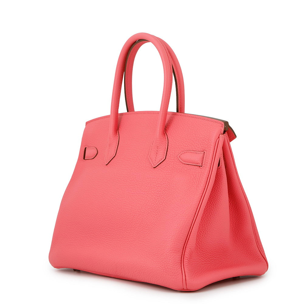 HERMES Birkin Rose Lipstick Togo Leather Size 30