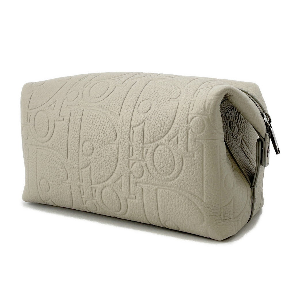 Dior Gravity Pouch Gray2ESCA495 Leather