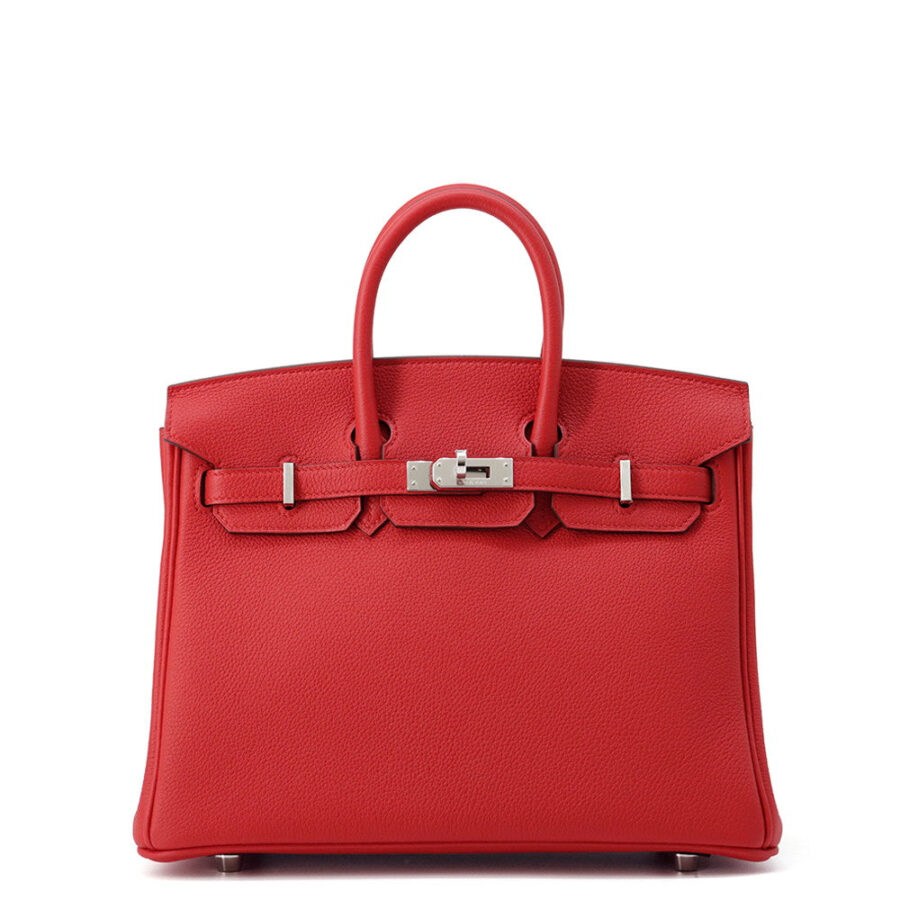 HERMES Birkin Rouge Ladue Togo Leather Size 25 | Studio Nafay