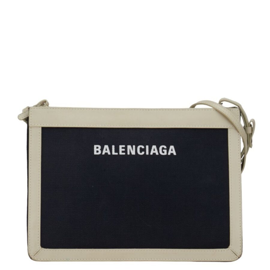 BALENCIAGA Navy pouch Shoulder Bag | Studio Nafay