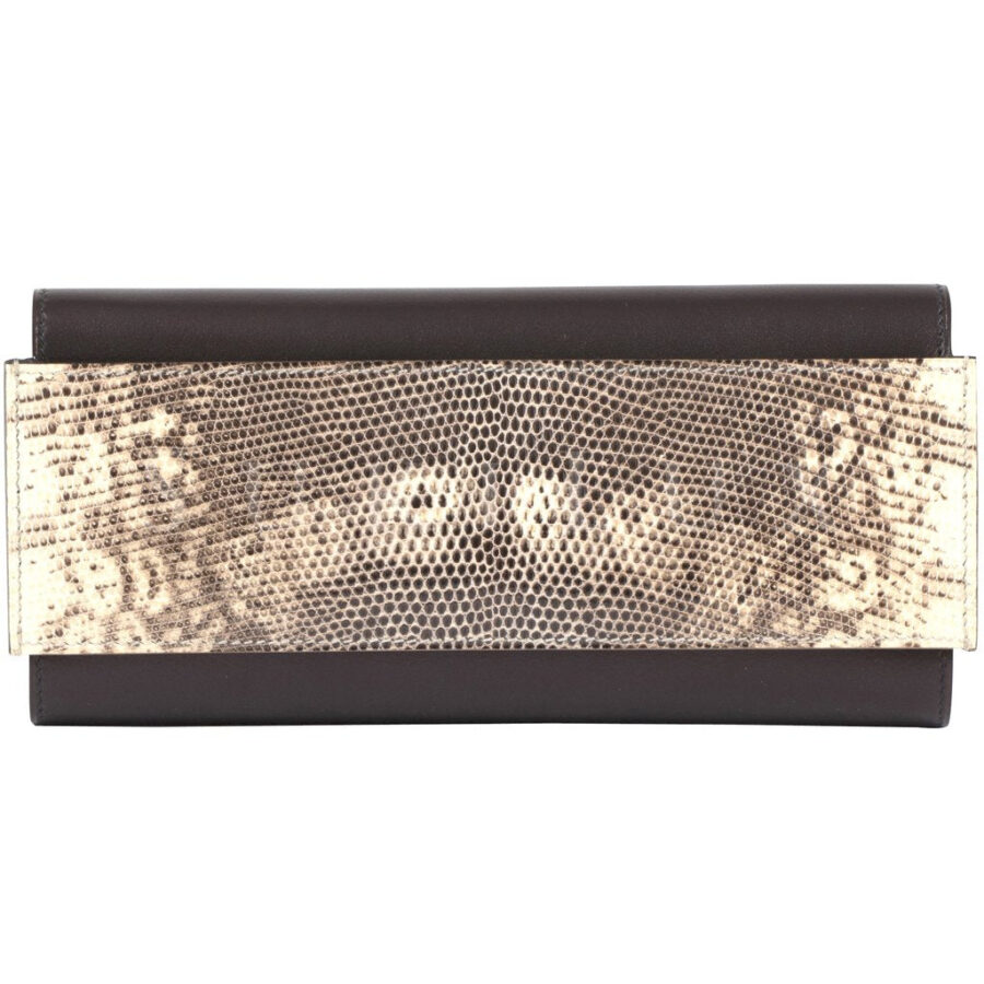 HERMÈS Portefeuille Passant Long Wallet Veau Evergrain | Studio Nafay