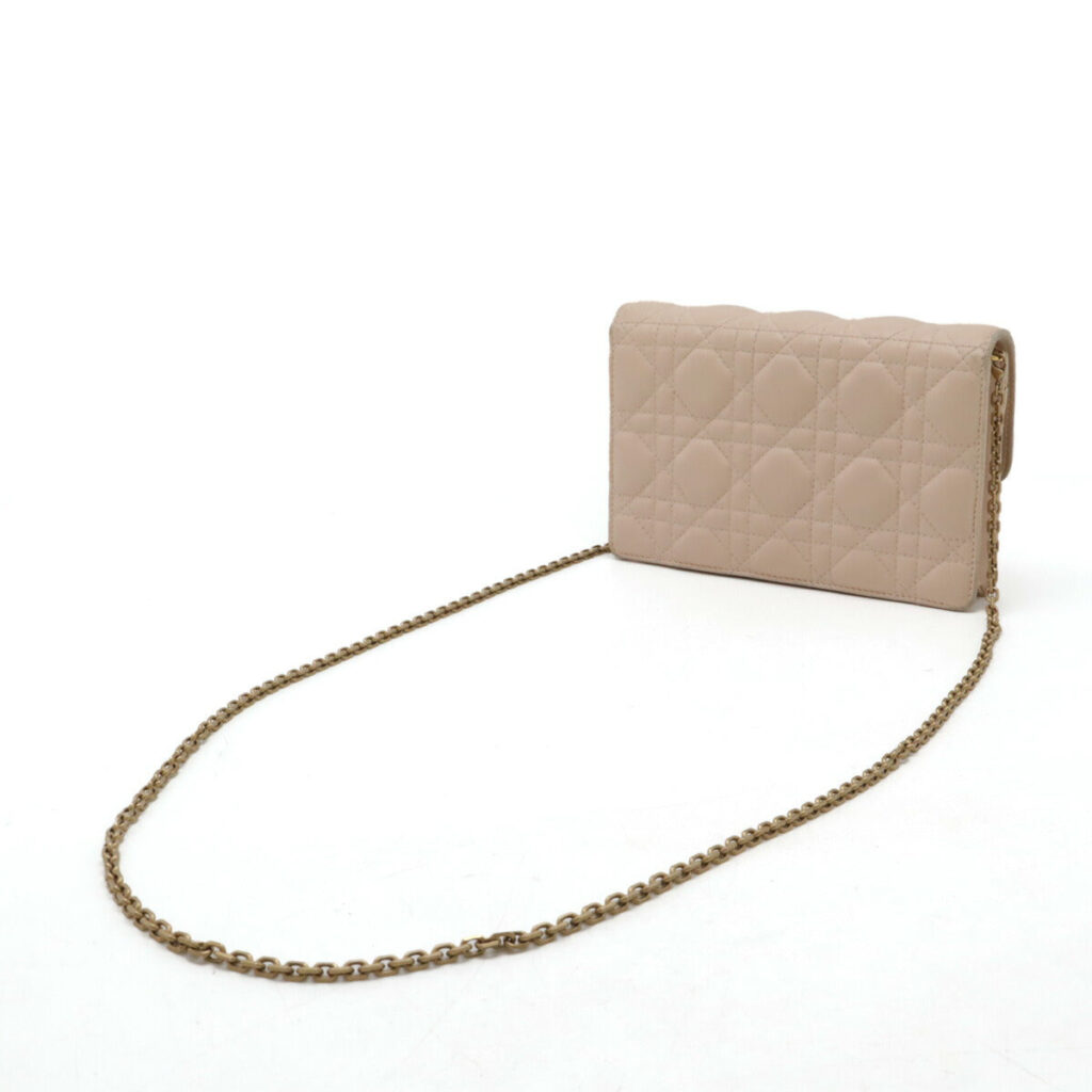Dior Leather Dior Addict Cannage Chain Wallet Clutch Bag - Product Image 2