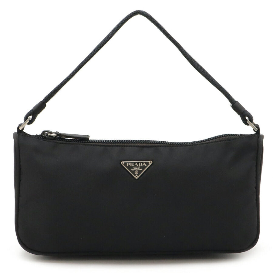 Prada Nylon Accessory Pouch Clutch Bag | Studio Nafay