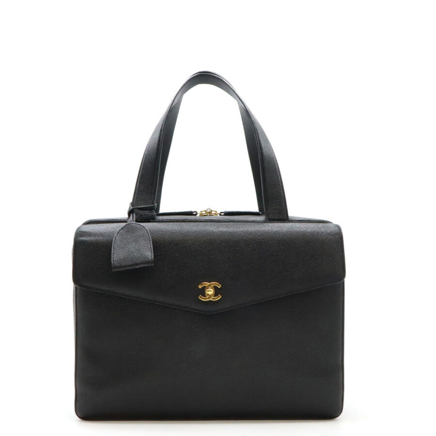Chanel Caviar Leather Business Bag Briefcase | Studio Nafay