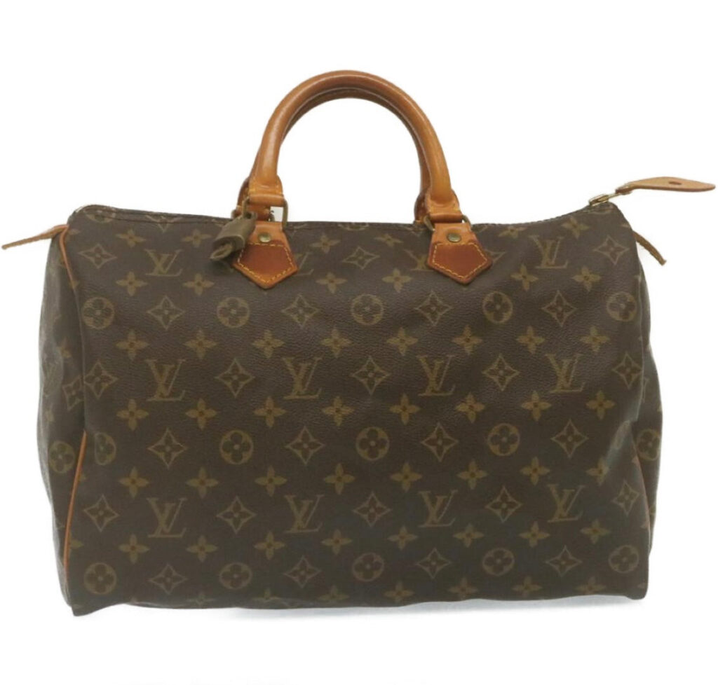 Louis Vuitton Gray Canvas Speedy 35 handbag bag - Product Image 2