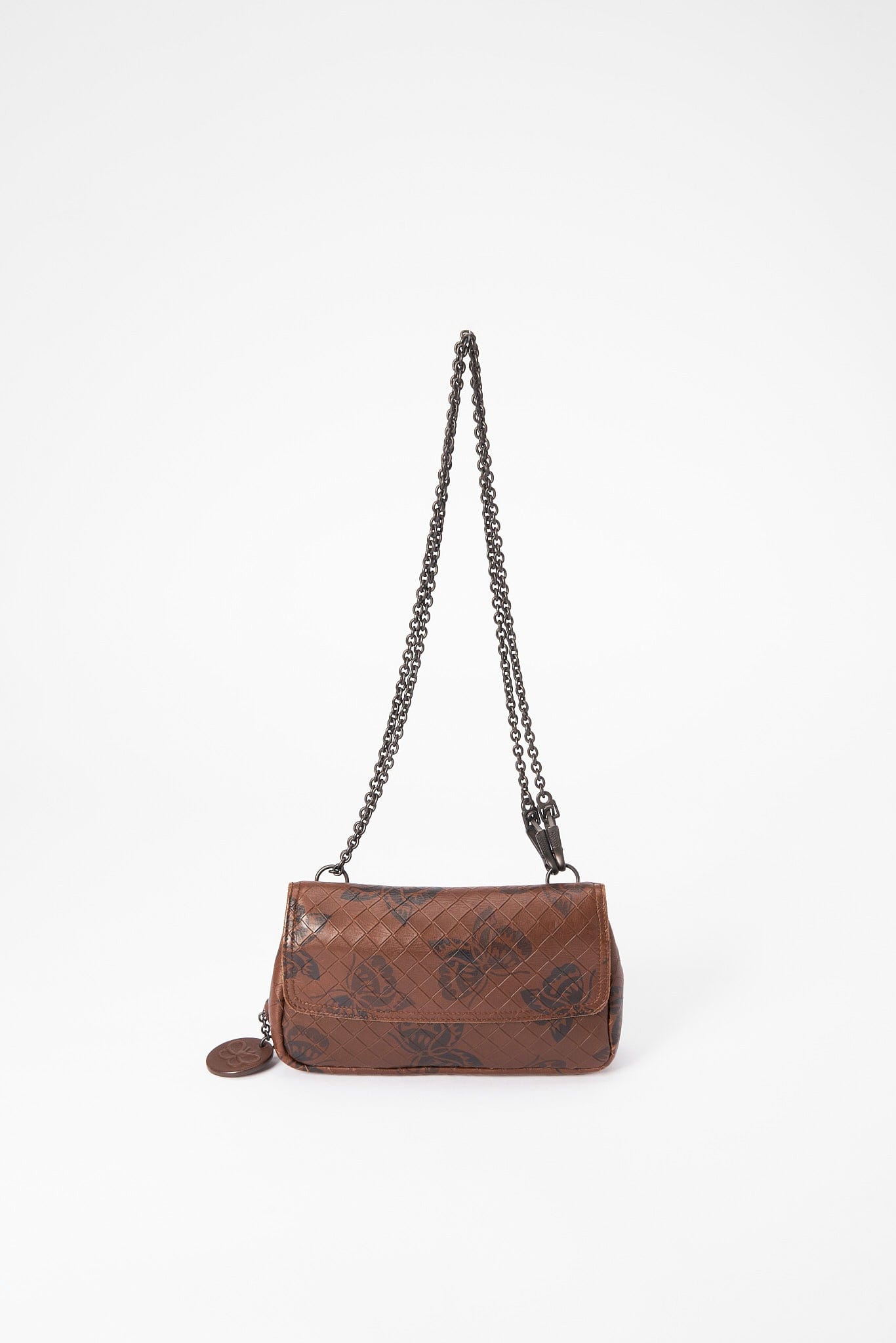 Bottega Veneta Butterfly Leather Crossbody Bag – Brown