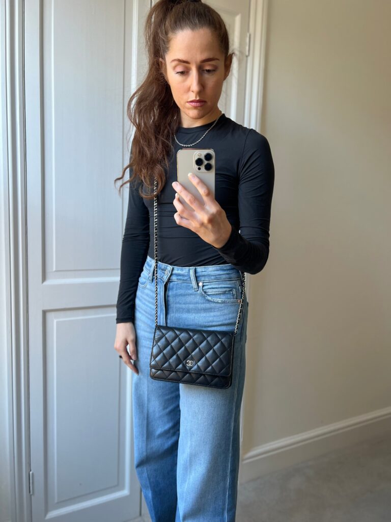Chanel Wallet on Chain in Black Lambskin Silver Hardware (RRP £2,820) - Product Image 2