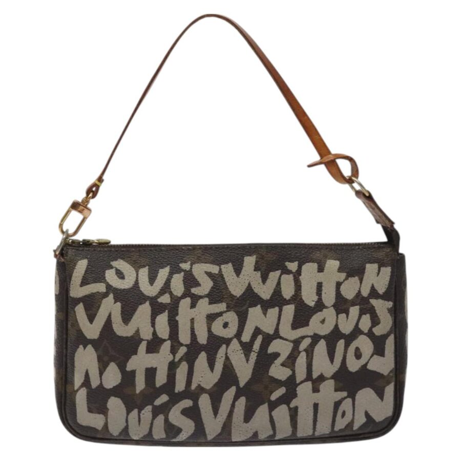 Louis Vuitton Pochette Black Canvas Clutch Bag ( ) | Studio Nafay