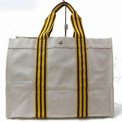 Luxury Hermes Tote Bag Borabora Gm Beige Canvas | Studio Nafay