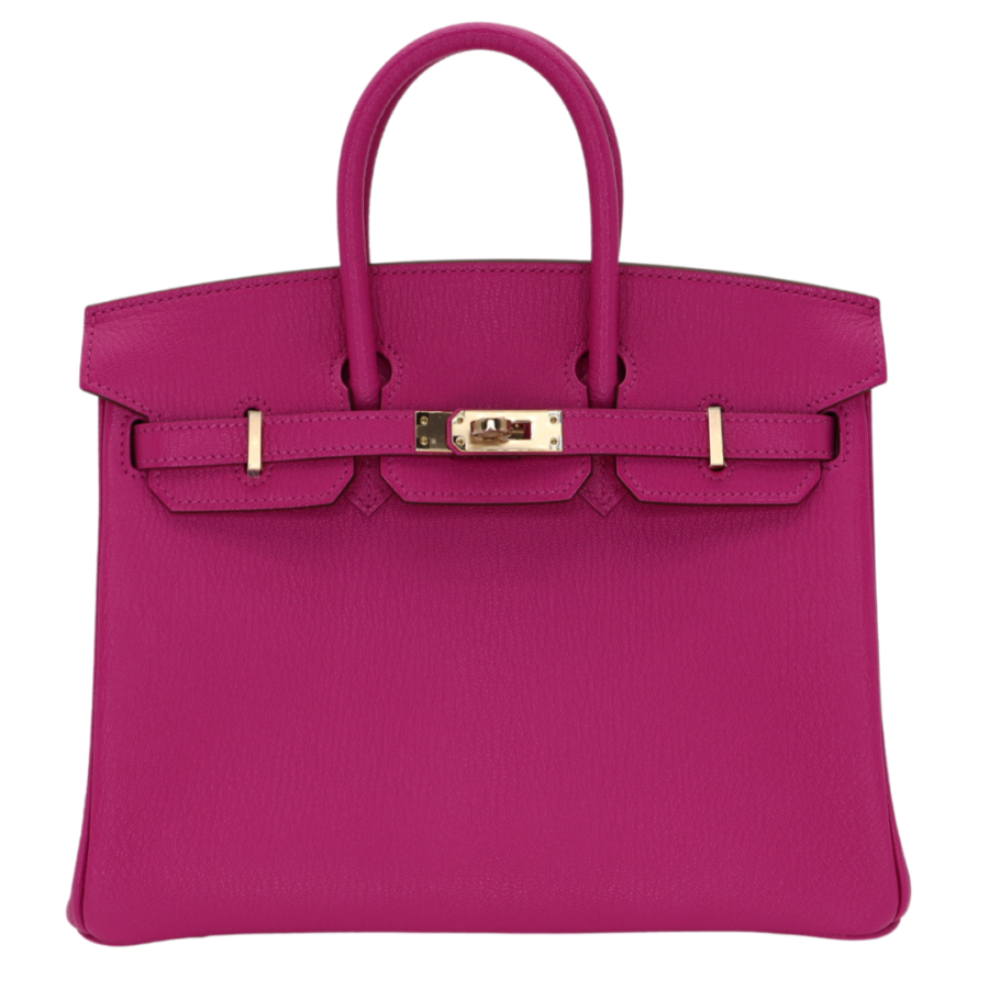 Hermes25cm Birkin HSS Rose Magnolia/ Gris Perle Chèvre Leather Rose Gold Hardware | Studio Nafay