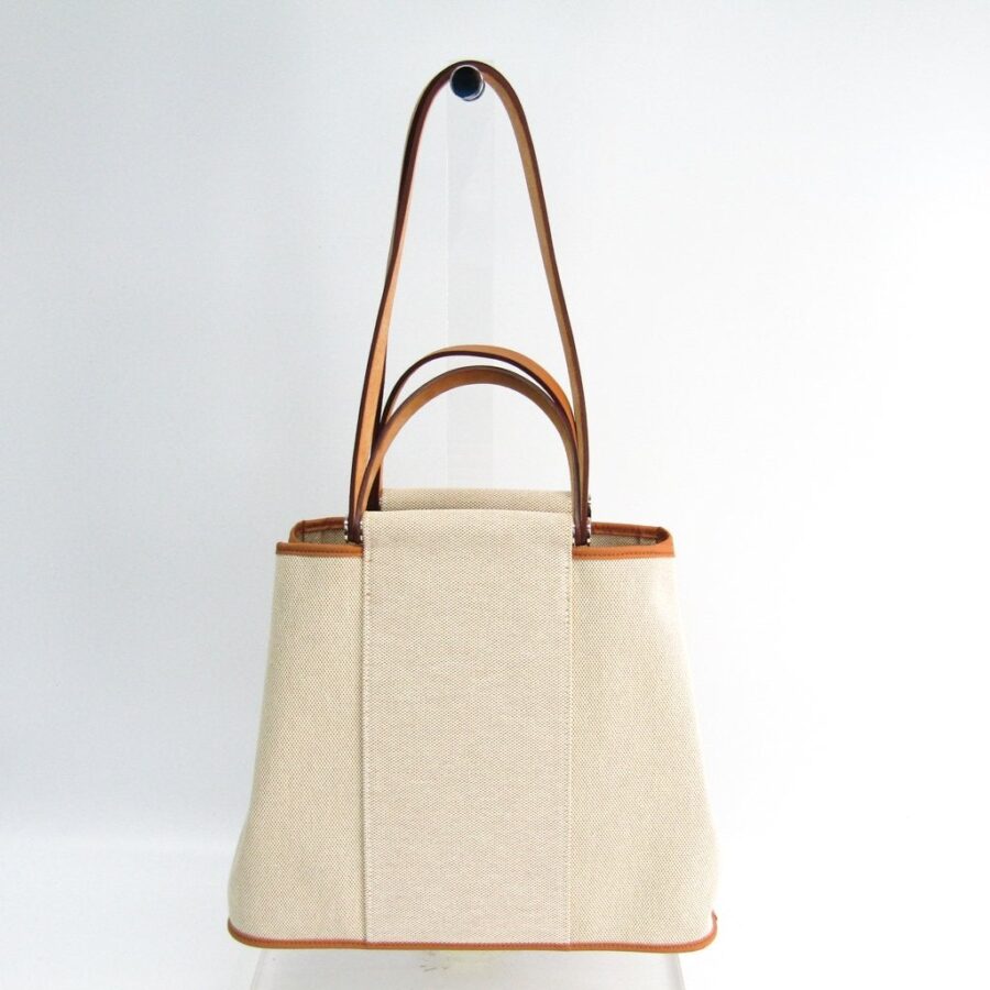 Luxury Hermes Natural Canvas Cabag PM Tote (SHA-43859) | Studio Nafay