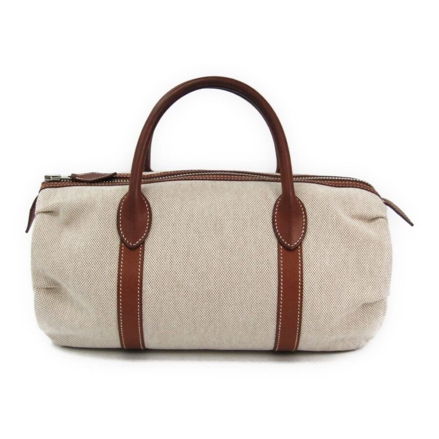 Hermes Beige Canvas Polochon Mademoiselle Tote ( ) | Studio Nafay