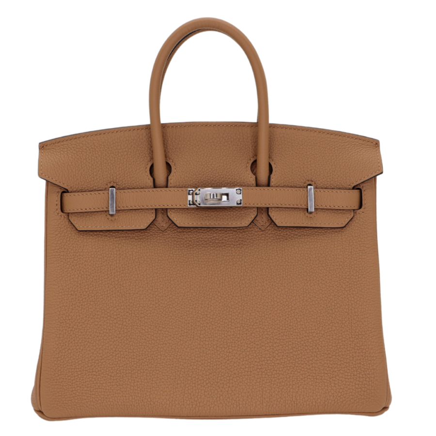 Hermes25cm Birkin Chai Togo Leather Palladium Hardware | Studio Nafay