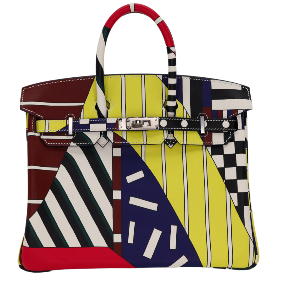 Hermes25cm Birkin One, Two, Three and Away We Go Swift Leather Palladium Hardware | Studio Nafay