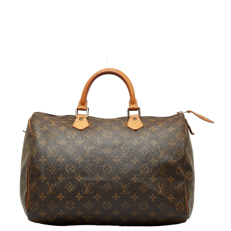 Louis Vuitton Monogram Speed 35 Handbag Boston Bag Brown PVC Leather Louis Vuitton | Studio Nafay