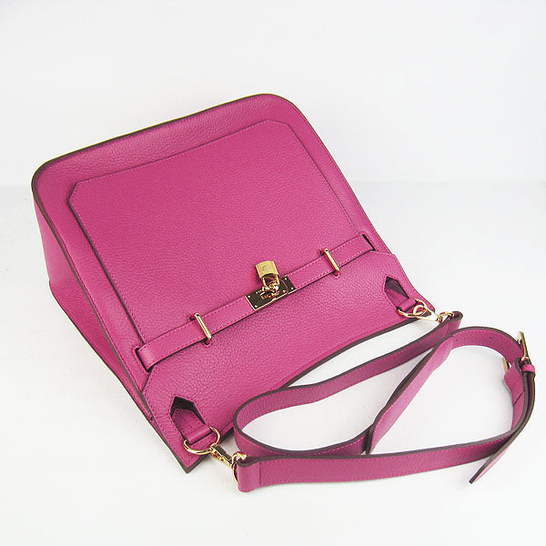 Luxury Hermes Leather Shoulder bag peach golden | Studio Nafay