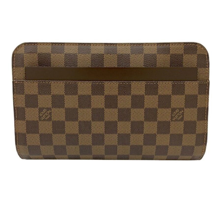 Louis Vuitton Brown Damier Canvas Damier Canvas Clutch Bag ( ) | Studio Nafay
