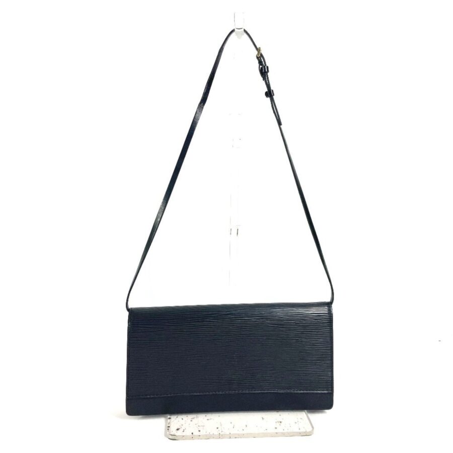 Louis Vuitton Black Epi Leather Clutch Bag Shoulder Bag ( ) | Studio Nafay