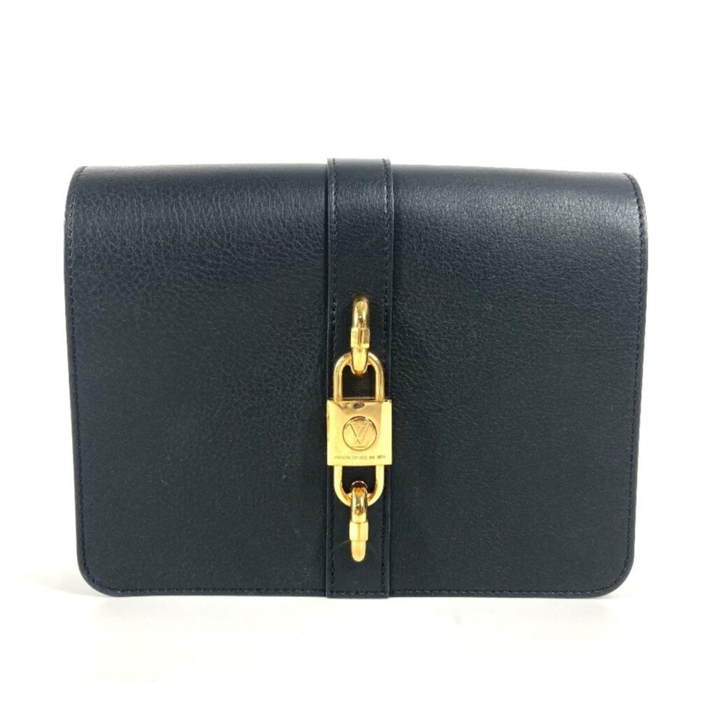 Louis Vuitton Black Gold Noir Leather Clutch Bag Shoulder Bag ( ) - Product Image 2