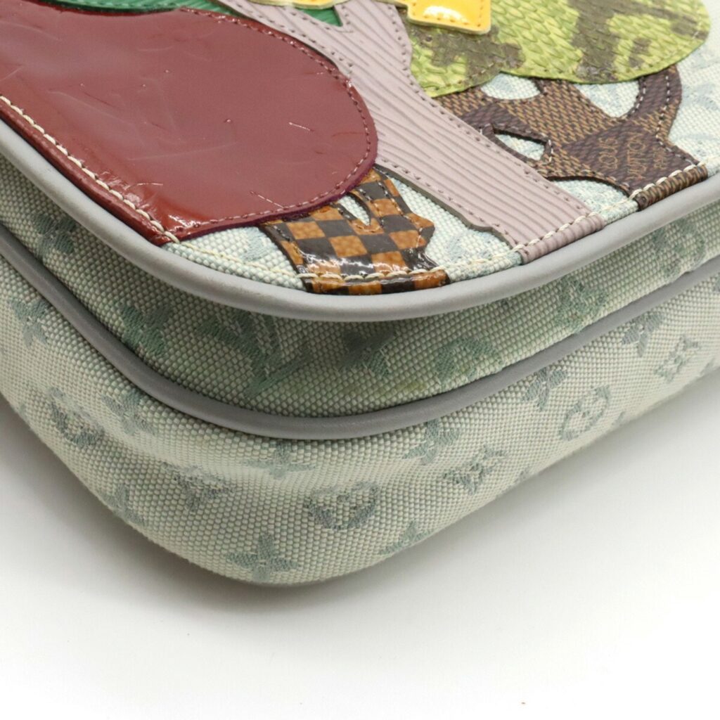 LOUIS VUITTON Monogram Comte de Fe Musette Shoulder Bag Gray Light Blue - Product Image 2