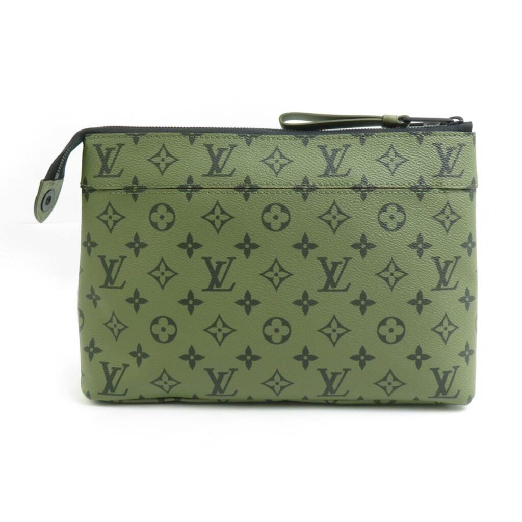 Louis Vuitton Monogram Canvas Green Clutch Bags - Product Image 2