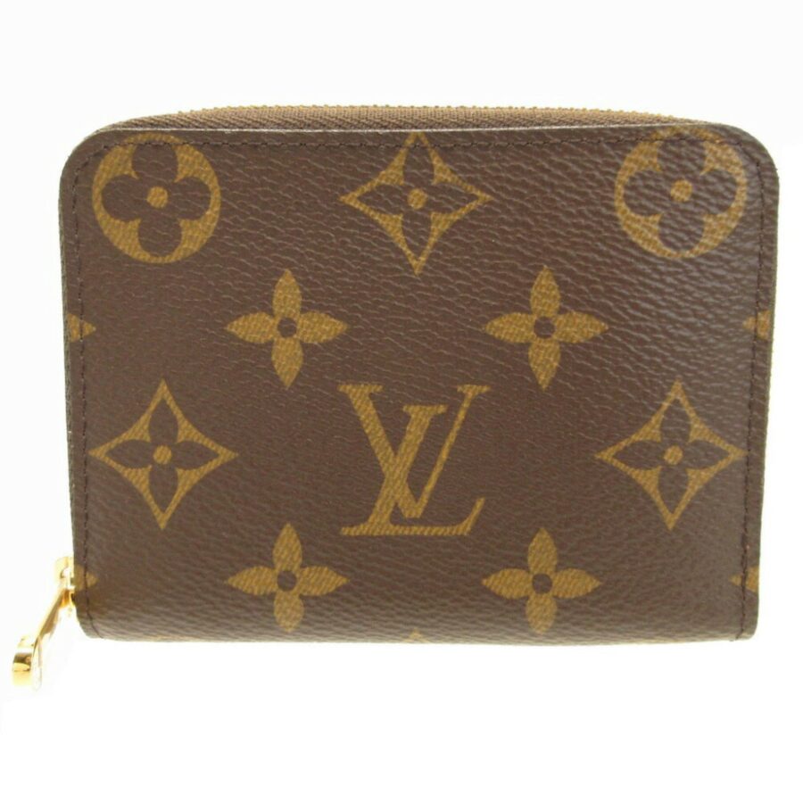 LOUIS VUITTON Monogram Zippy Coin Purse Brown Case Card Wallet 0066 | Studio Nafay